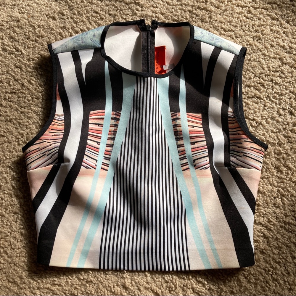 Clover Canyon Neoprene crop top